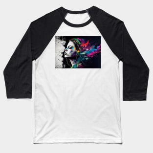 Musical Vibrancy: A Colorful Explosion of Life Baseball T-Shirt